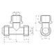 Тройник обтискний Thermo Alliance Forte 16х1/2"х16 ЗР SF178W161516 SD00022056 фото 2