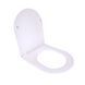 Сидіння для унітаза (Robin 520,660, Scorpio 520,660) 460x362x50 мм, White, з мікроліфтом, Slim Duroplast, Quick Release QTSC179W47351 Qtap SD00053475 фото 1