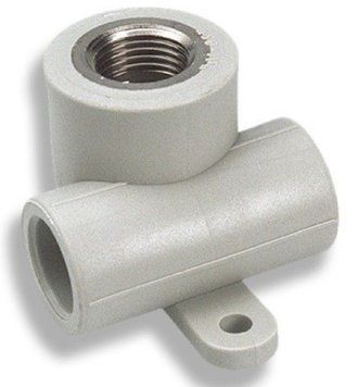 Трійник з ВР та кріпленням 25/1/2" (Wavin (Ekoplastik), SNKP02520X, 10/50) SNKP02520X фото