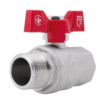 Кран кульовий Thermo Alliance Forte 1" ВЗ для води (метелик) SF607W25 SD00010561 фото