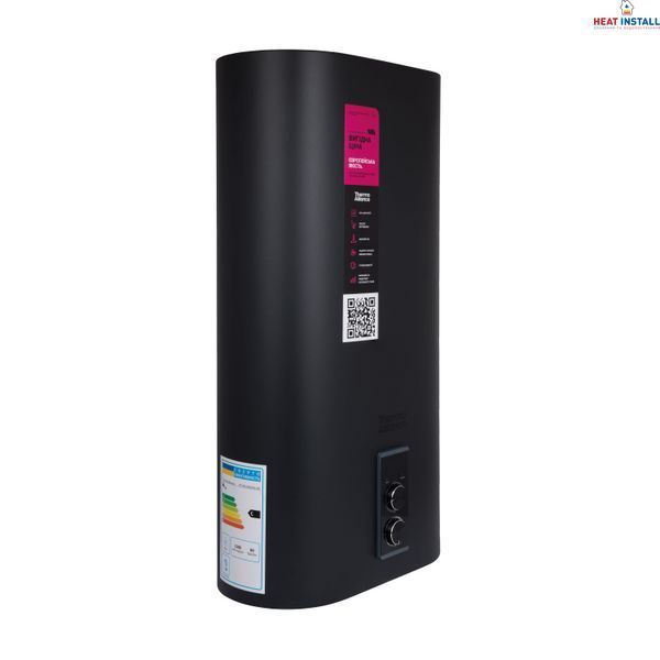 Водонагрівач електричний Thermo Alliance 80 л Black, плоский вертикальний, мокрий ТЕН 2 кВт (0,8+1,2) DT80V20G(PD)/2В SD00054753 фото