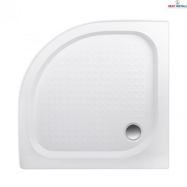 Душова кабіна Lidz Latwa SC90x90.SAT.LOW.GR, скло тон. 4 мм + Lidz Душовий піддон KAPIELKA ST90x90x14 SD00051436 фото