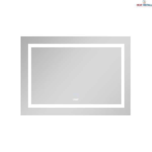 Дзеркало Lidz Kubis 800х600 з LED-підсвічуванням Touch, з антизапотіванням, з димером, рег. яскравості LD78LF9047400 SD00053524 фото
