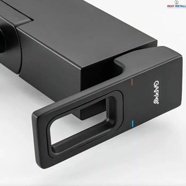 Змішувач для ванни GAPPO G3217-6, чорний 1041638 фото