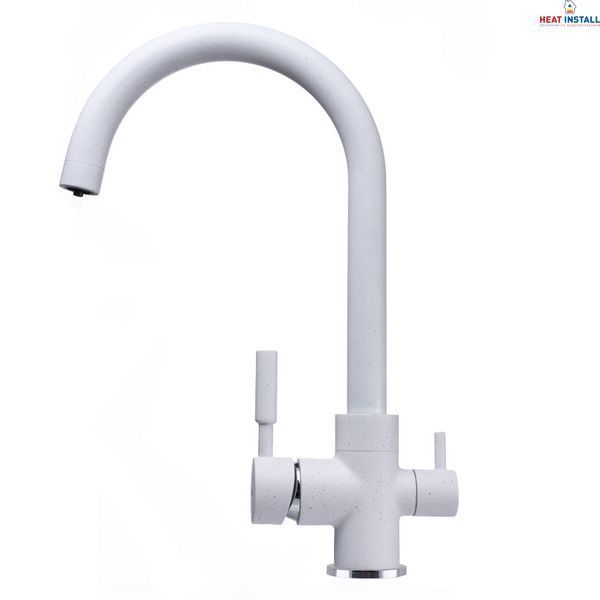 Змішувач для кухні під осмос Globus Lux LAZER GLLR-0333-7-WHITE 000019235 фото