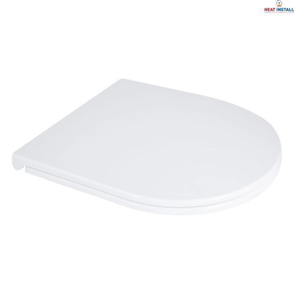 Сидіння для унітаза підлогового (Dove) 425&times;363&times;30 мм, White, з мікроліфтом, Slim Duroplast, Quick Release QT06228380BW3 Qtap SD00053462 фото