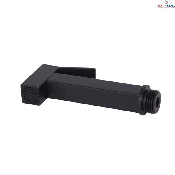 Лійка для ручного душу Qtap (160,5x18,2x56) для змішувача для раковини з гігієнічним душем Gemini Matt Black QTGEM160518256BLA50076 SD00056200 фото