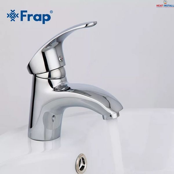Змішувач для умивальника Frap F1021, хром 1034078 фото