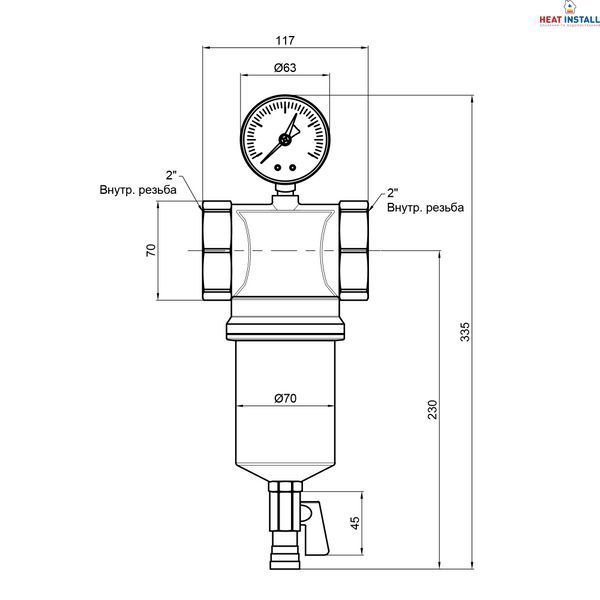 Фільтр самопромивний Icma 2" №750 SD00008253 фото