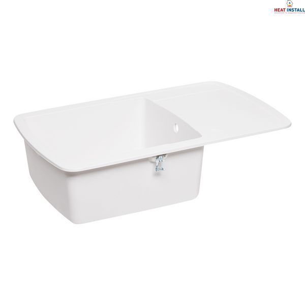 Кухонна мийка Lidz 770x490/200 WHI-01 (LIDZWHI01770490200) SD00044517 фото