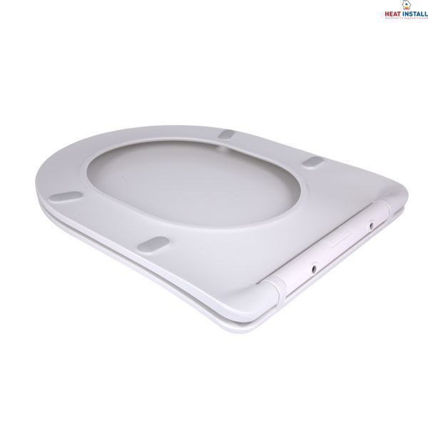Сидіння для унітаза підлогового (Dove) 425&times;363&times;30 мм, White, з мікроліфтом, Slim Duroplast, Quick Release QT06228380BW3 Qtap SD00053462 фото