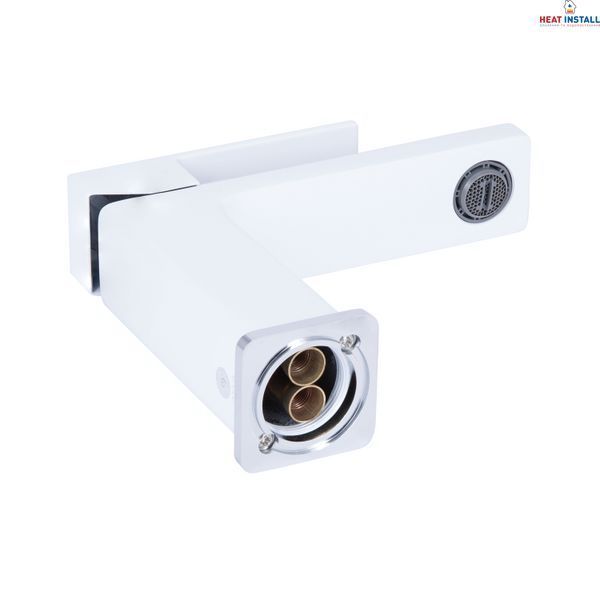 Змішувач для раковини Qtap Gemini QTGEM270CRW45675 Chrome/White SD00051799 фото