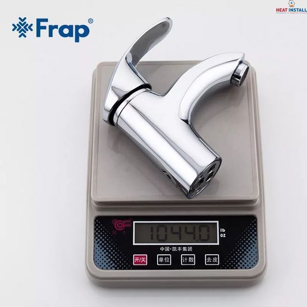 Змішувач для умивальника Frap F1021, хром 1034078 фото