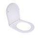 Сидіння для унітаза підлогового (Dove) 425&times;363&times;30 мм, White, з мікроліфтом, Slim Duroplast, Quick Release QT06228380BW3 Qtap SD00053462 фото 1