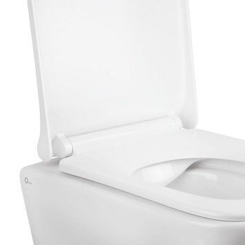 Готове рішення Qtap для ванної кімнати: підвісний унітаз Tern Rimless 490x340x350 + комплект інсталяції Nest 4 в 1 (квадратна клавіша Satin) SD00043016 фото