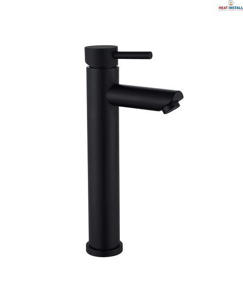 Змішувач для умивальника WEZER EKO11A-01-BLACK високий 1044064 фото