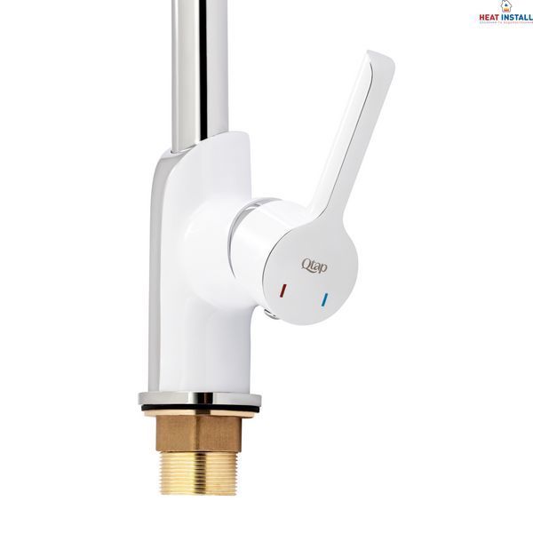 Змішувач для кухні Qtap Grand QTGRAWCR007F Chrome/White SD00039613 фото