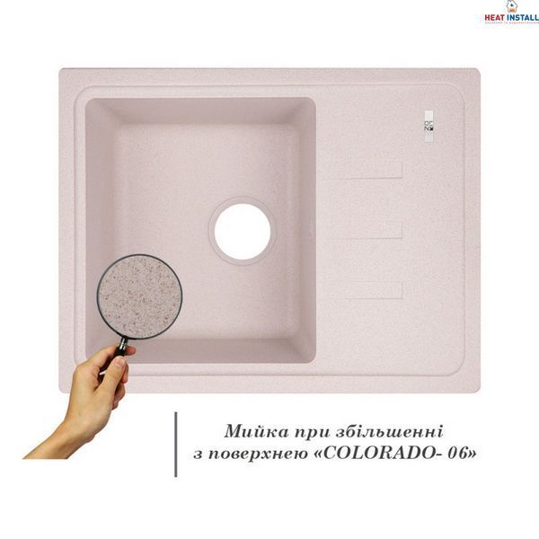 Кухонна мийка Lidz 620x435/200 COL-06 (LIDZCOL06620435200) SD00039756 фото