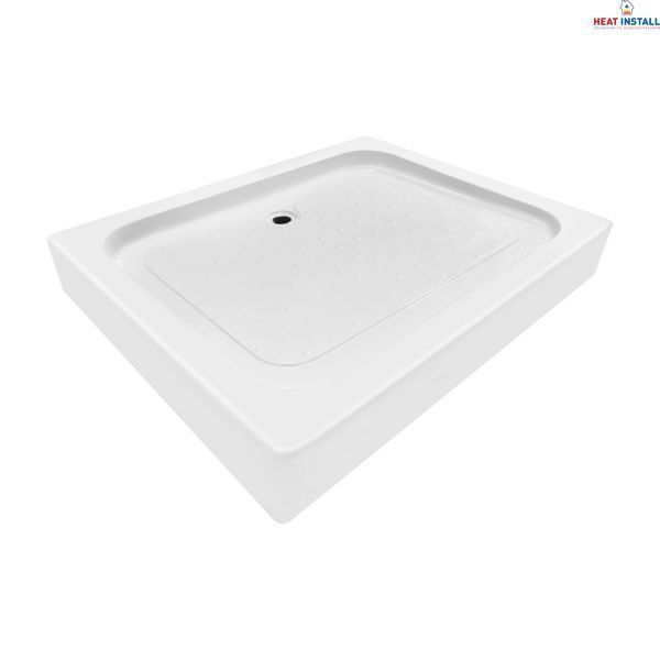 Душова кабіна Lidz Wawel SC100x80.SAT.LOW.FR, скло Frost 5 мм + Lidz Душовий піддон KAPIELKA ST100x80х14 SD00051439 фото