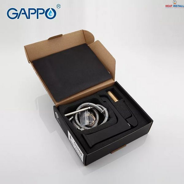 Змішувач для умивальника GAPPO G1050, чорний 1034034 фото