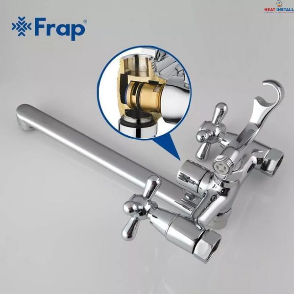 Змішувач для ванни Frap F2225, хром 1034153 фото