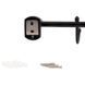 Тримач для рушника Qtap Liberty 3 гачка 365 мм QTLIBBLM1154-3 Black SD00040025 фото 2