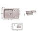 Кухонна мийка Lidz 770x490/200 COL-06 (LIDZCOL06770490200) SD00044518 фото 2