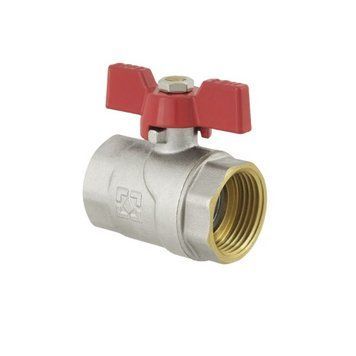 Кран кульовий Raftec RED PN40 ВВ 1" метелик CBB-03 39507 фото