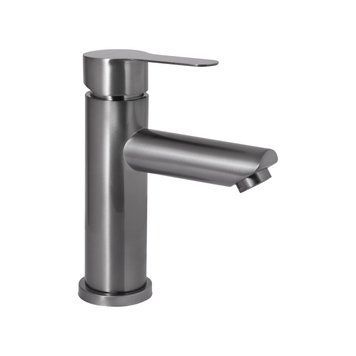 Змішувач для раковини Brinex Pure 001F низький Graphite BRIPUR001FGRP SD00053171 фото