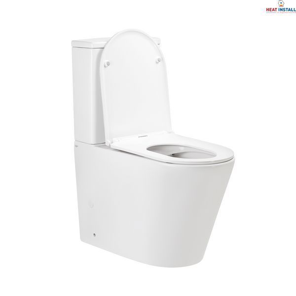 Унітаз-компакт Qtap Scorpio безобідковий з сидінням Soft-close QT14226002W SD00042527 фото