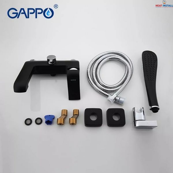 Змішувач для ванни GAPPO G3250, чорний 1034035 фото