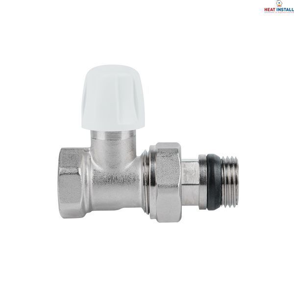 Кран радіаторний Icma 1/2" з антипротіканням прямий без ручки №815+940 SD00021130 фото