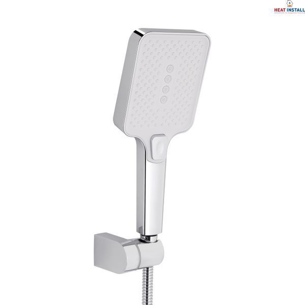 Змішувач для ванни Qtap Swan Cascada з поворотним виливом (з душовим гарнітуром) QTSWA260CRW45569 Chrome/White SD00051693 фото