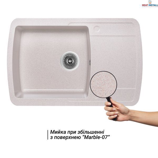 Кухонна мийка Lidz 770х490/200 MAR-07 (LIDZMAR07770490200) SD00044519 фото