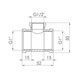 Трійник редукційний Thermo Alliance Forte 1"х1/2"х1" ВВ SF362251525 SD00028899 фото 2