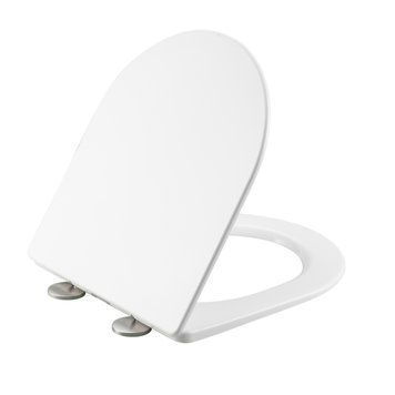 Qtap Сидіння для унітаза (Jay 640, Swan 640) 422x360x30 мм, White, з мікроліфтом, Slim Duroplast, Quick Release QTSC179W48699 SD00054823 фото