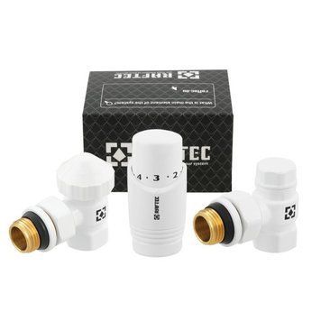 Комплект для підключення радіатора кутовий Raftec WHITE 1/2" DKTU11-W 98655 фото