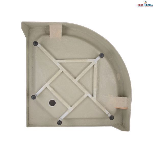 Душова кабіна Lidz Latwa SC80x80.SAT.LOW.FR, скло Frost 4 мм + Lidz Душовий піддон KAPIELKA ST80x80x15 SD00051437 фото