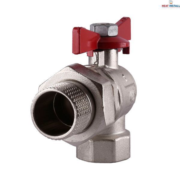Кран кульовий ARCO 1&Prime; SENA 154305 кутовий з американкою (754305) 000014971 фото