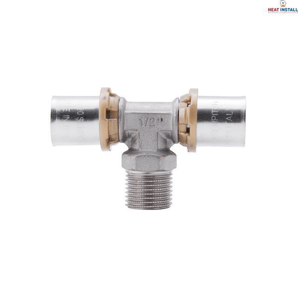 Трійник прес Icma 20х1/2"х20 ЗР №407 SD00009349 фото