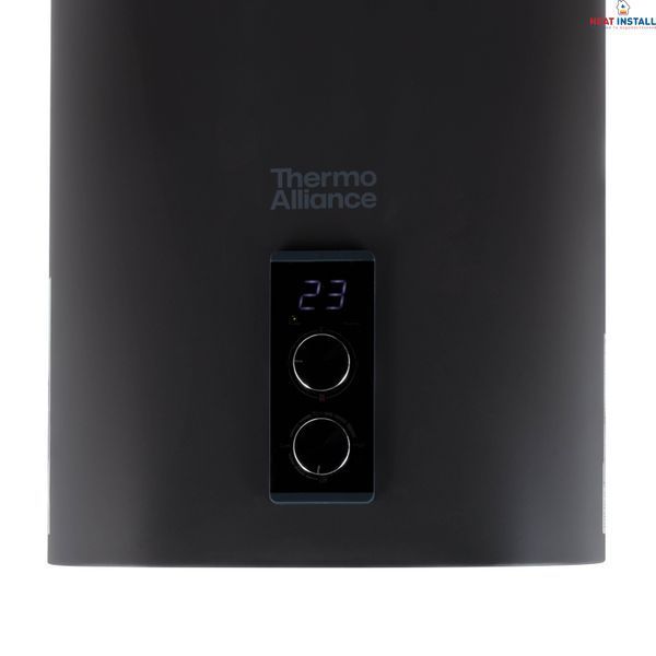 Водонагрівач електричний Thermo Alliance 80 л Grey, плоский вертикальний, мокрий ТЕН 2 кВт (0,8+1,2) DT80V20G(PD)/2G SD00055140 фото