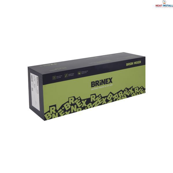 Змішувач для ванни Brinex Pure 005 з довгим поворотним виливом (з душовим гарнітуром) Nickel BRIPUR005NKL SD00053173 фото
