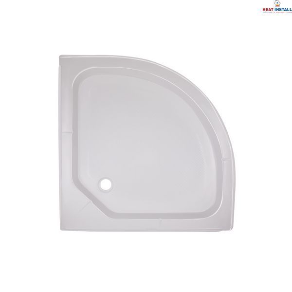Душова кабіна Lidz Latwa SC80x80.SAT.LOW.FR, скло Frost 4 мм + Lidz Душовий піддон KAPIELKA ST80x80x15 SD00051437 фото
