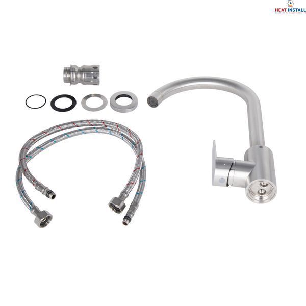 Змішувач для кухні Lidz Vida 015F (k35) LDVID015FNKS43355 Nickel SD00049478 фото
