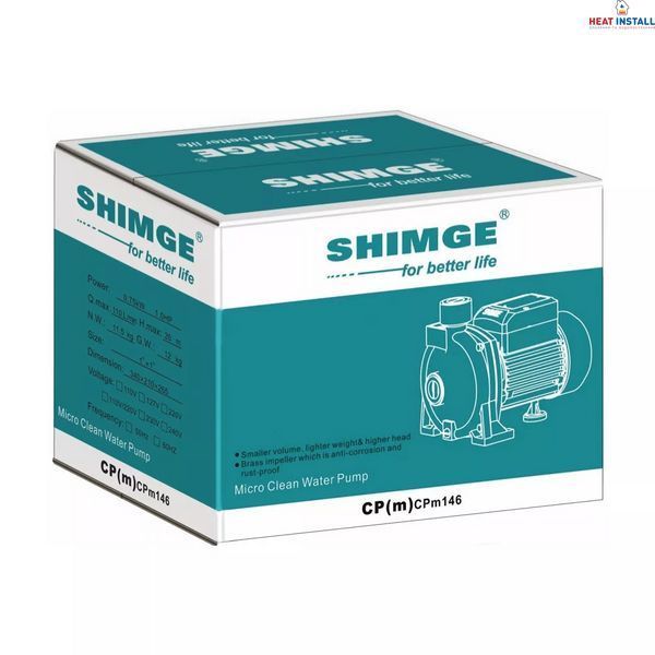 Відцентровий насос SHIMGE CPm190 (1.5 кВт, Нmax 48 м, Qmax 130 л/хв) 1044903 фото