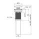 Донний клапан для раковини Qtap PU02 225х70х70 White SD00044163 фото 3