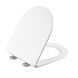 Qtap Сидіння для унітаза (Jay 640, Swan 640) 422x360x30 мм, White, з мікроліфтом, Slim Duroplast, Quick Release QTSC179W48699 SD00054823 фото 1