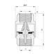 Зворотний клапан Thermo Alliance Forte 1"ВВ нікель із латунним штоком TAF240W25 SD00053353 фото 6