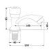 Кран на одну воду для раковини Brinex BW 0221 SD00033041 фото 2