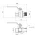 Кран кульовий Thermo Alliance Forte 1" ВЗ для води (ручка) SF605W25 SD00010565 фото 2